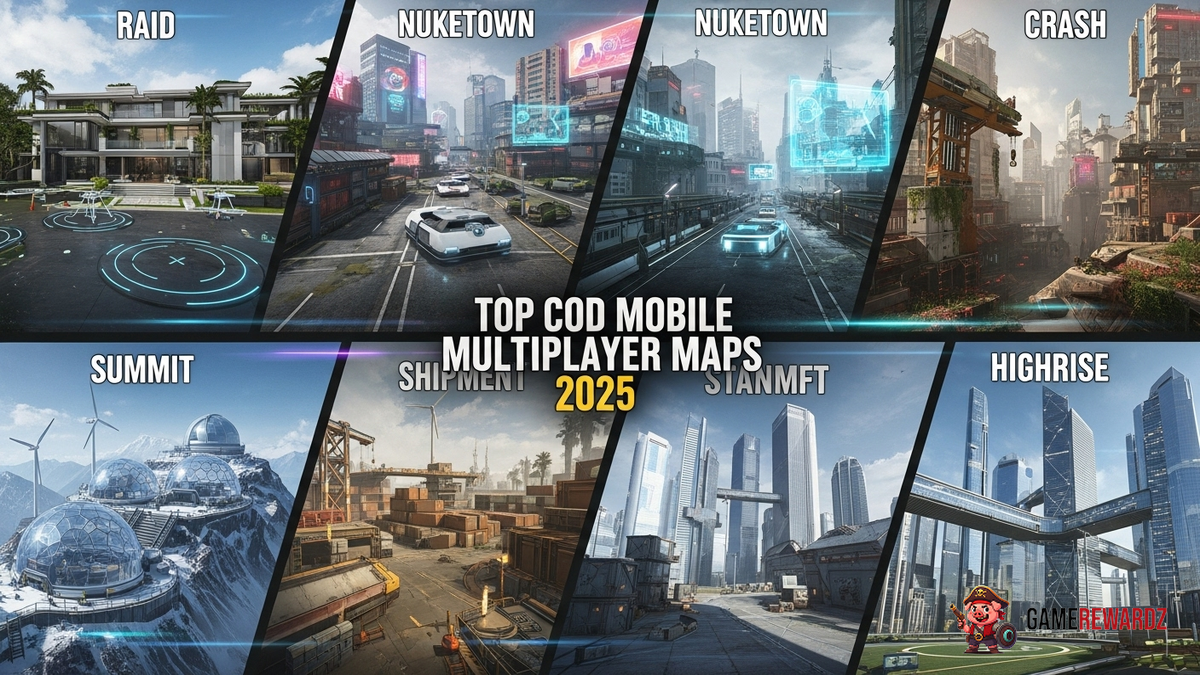 Top COD Mobile Multiplayer Maps 2025